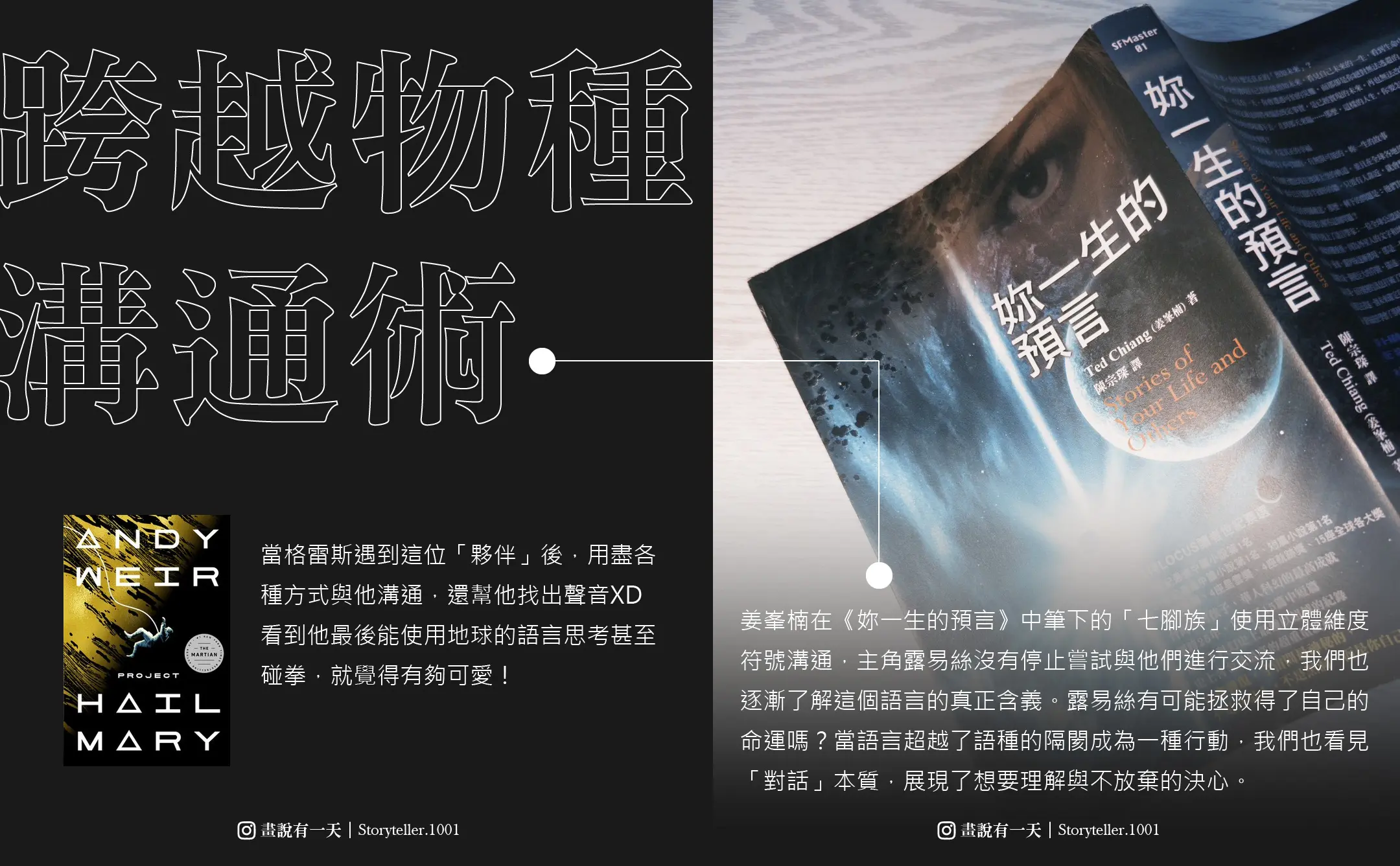 跨越物種溝通術——《妳一生的預言》